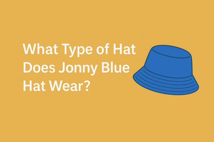 What Type of Hat Does Jonny Blue Hat Wear? - Find Out Here