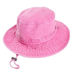 Ladies Sun Hat - Ladies Crushable Sun Hat Brushed Cotton