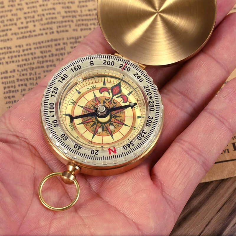 Military Compass. Camping Survival Compass | J and P Hats 