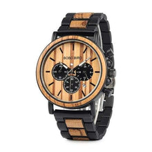 Load image into Gallery viewer, Bamboo Wooden Watches Men Wrist Watch  In a Gift Box-J and p hats -