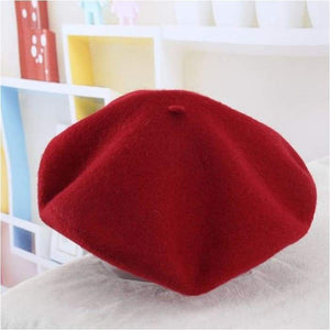 Ladies Wool Beret - Choice Of Colours-J and p hats -