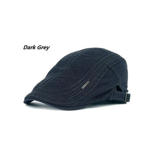 Men's patchwork style duckbill flat caps choice of colours-J and p hats -