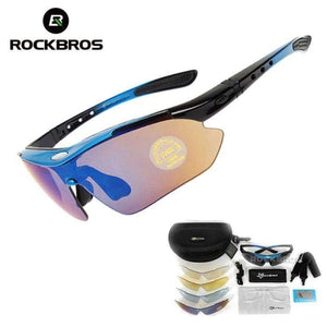 Polarised Glasses With 5 Interchangeable Lenses Ideal For Cycling-J and p hats -