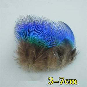 Hat Feathers - Natural looking Peacock Feather Pheasant Feathers for Crafts