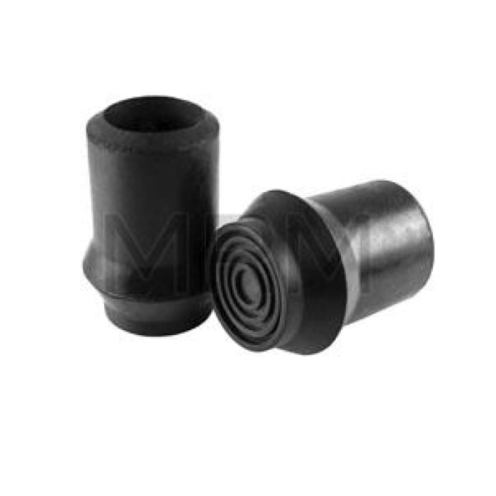 Rubber Ferrules - 22 mm Black Pack Of 2 - J and p hats Rubber Ferrules - 22 mm Black Pack Of 2