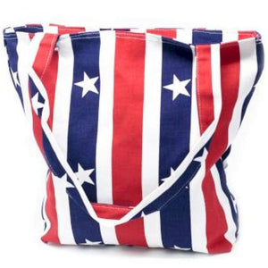Strong Canvas Bags - Red White & Blue - J and p hats Strong Canvas Bags - Red White & Blue