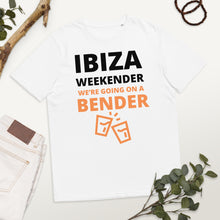 Load image into Gallery viewer, Ibiza weekender funny stag hen party t shirt | J and P Hats