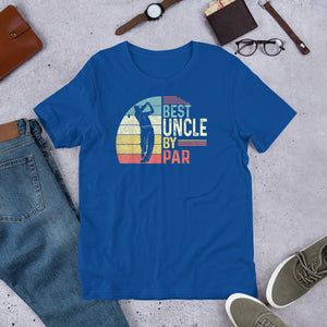 Mens Best Uncle By Par golf T shirt | j and p hats 
